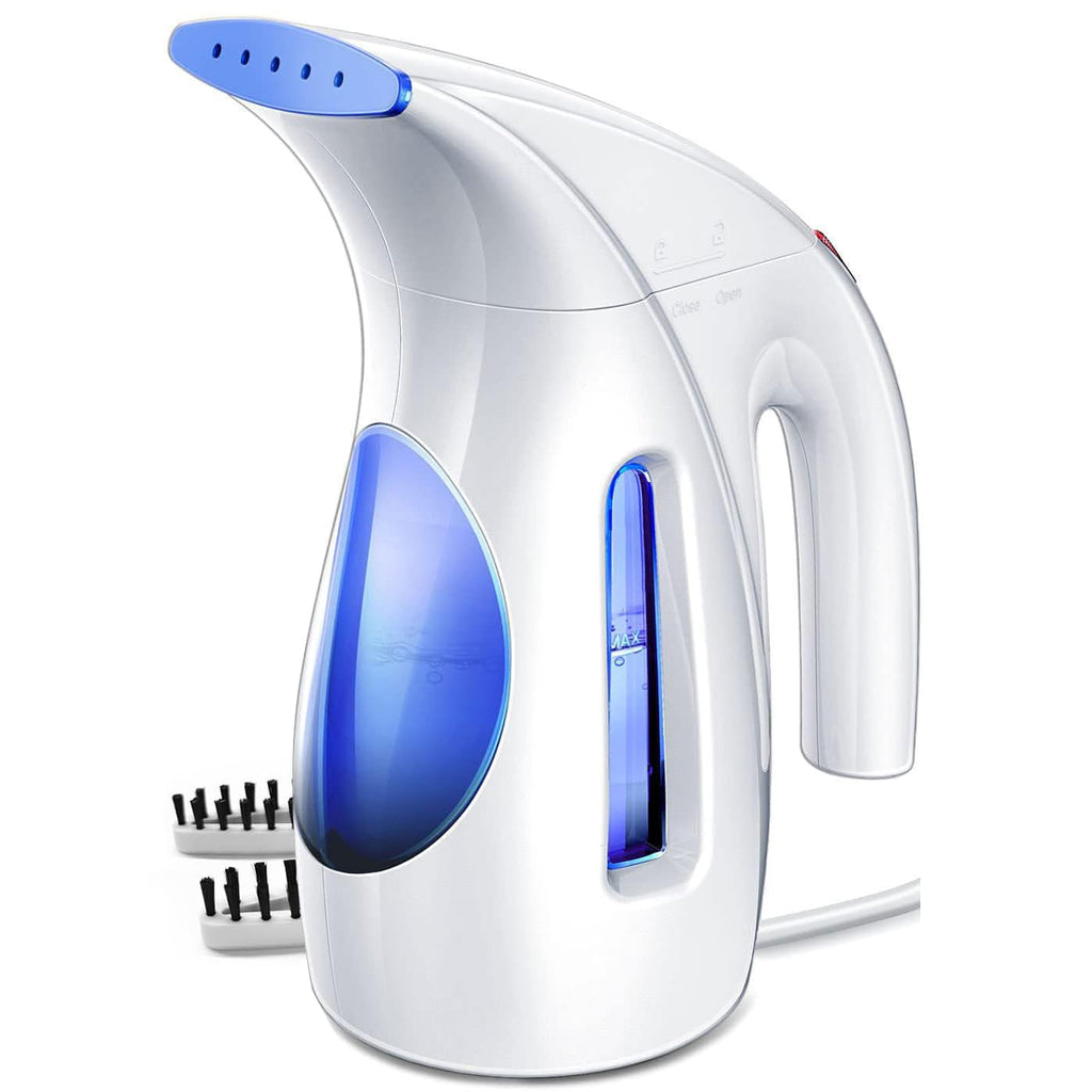 Steamer for Clothes, Portable Handheld Clothing Steamer, 240ml Big Capacity, 700W, Strong Power, Fabric Quick Wrinkle Remover with Brush for Home, Office(ONLY 120V) -Blue
